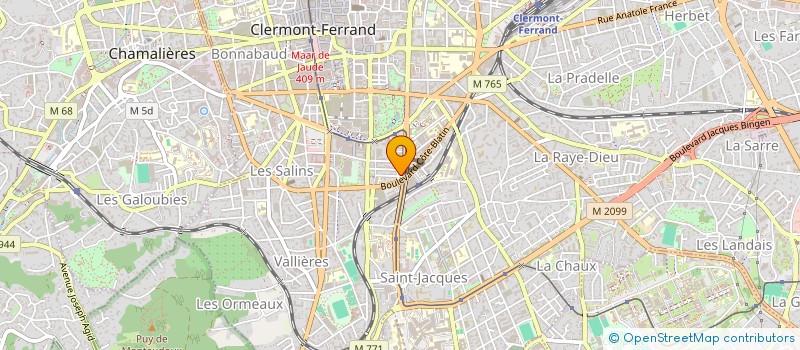 localisation de l'entreprise IMM 31 RUE CH FABRE  CLERMONT-FERRAND