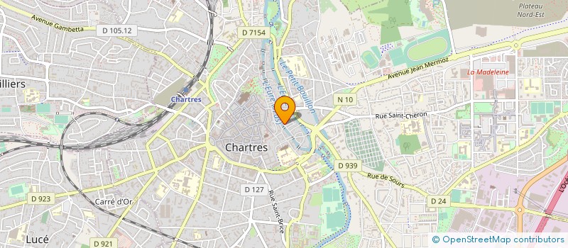 localisation de l'entreprise IMM 37 R DE LA FOULERIE à CHARTRES