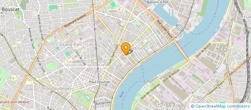 localisation de l'entreprise IMM 55 RUE POYENNE  BORDEAUX