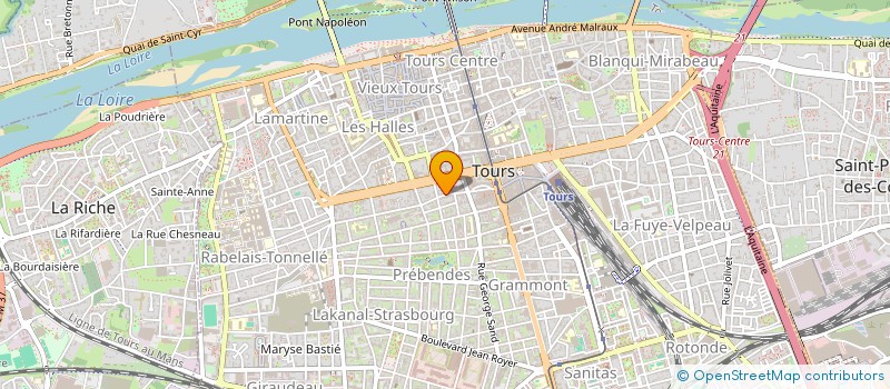 localisation de l'entreprise IMM 59 R VICTOR HUGO  TOURS