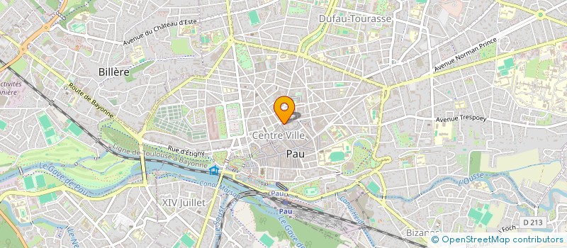localisation de l'entreprise IMM 59 RUE EMILE GUICHENNE à PAU