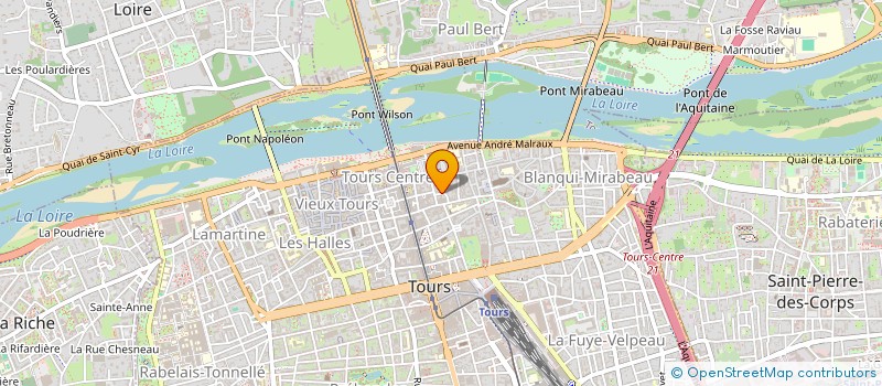 localisation de l'entreprise IMM 6 R PIMBERT  TOURS