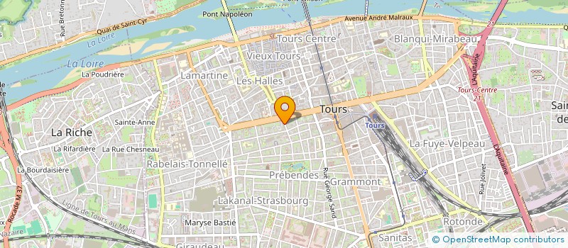 localisation de l'entreprise IMM 7 R JEHAN FOUQUET  TOURS