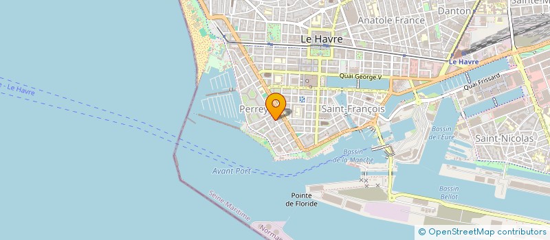 localisation de l'entreprise IMM 73 RUE AUGUSTIN NORMAND à LE HAVRE