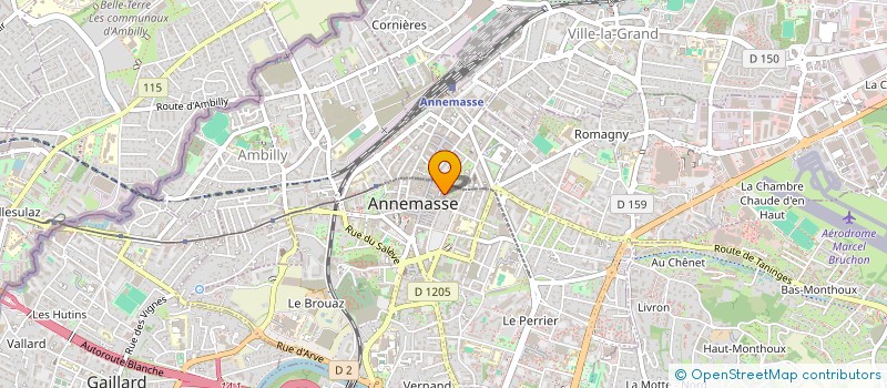 localisation de l'entreprise IMM'ALP D&CO  ANNEMASSE