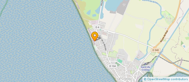 localisation de l'entreprise IMM AMARANTE BERNACHE B à LE CROTOY