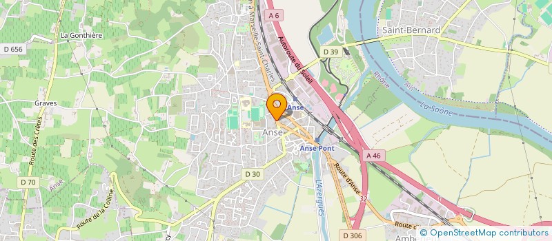 localisation de l'entreprise IMM'ANSE  ANSE