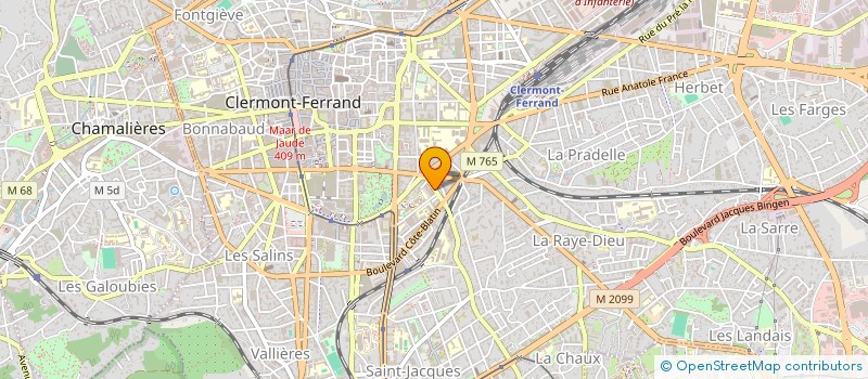 localisation de l'entreprise IMM.AV LEON BLUM  CLERMONT-FERRAND