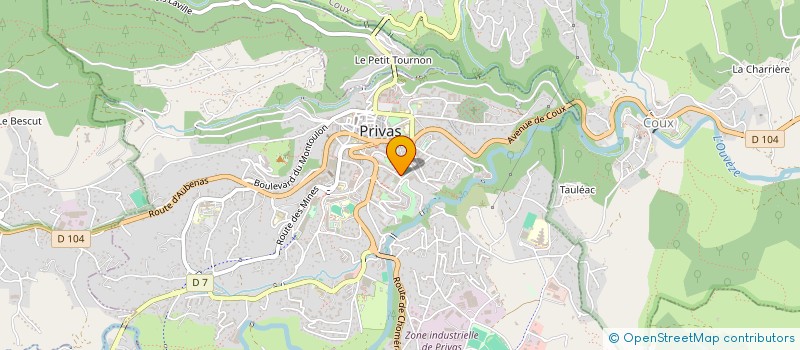 localisation de l'entreprise IMM COIRONS 3 PRIVAS  PRIVAS