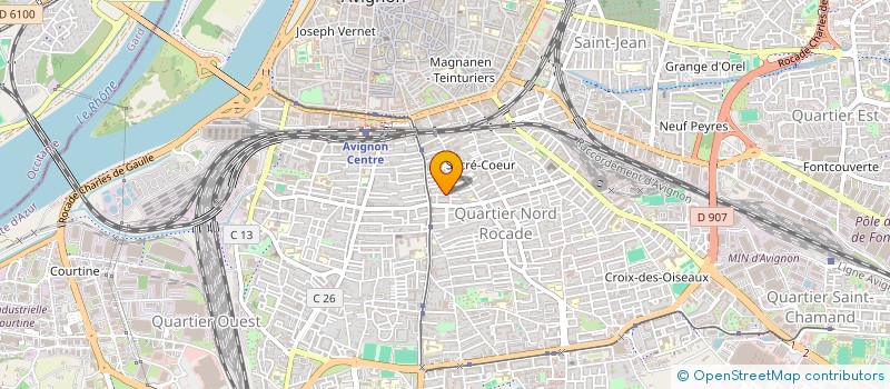 localisation de l'entreprise IMM CONFLUENCE  AVIGNON