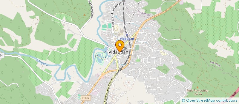 localisation de l'entreprise IMM DECO PLAQ à VIDAUBAN