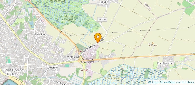 localisation de l'entreprise IMM & DIAG  SAINT-GEORGES-DE-DIDONNE