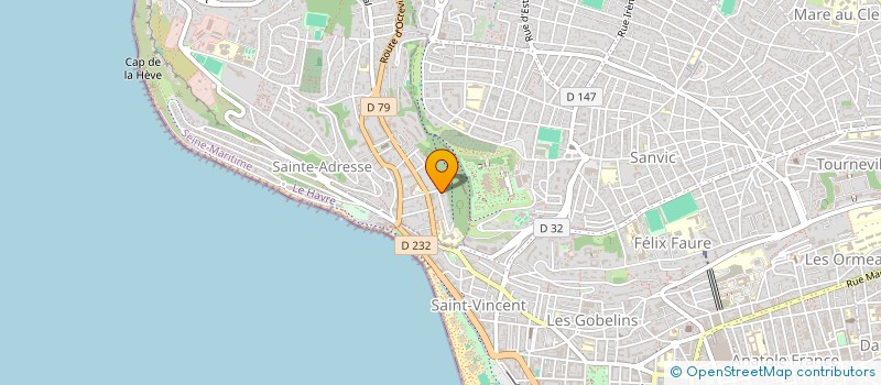 localisation de l'entreprise IMM GRAND LARGE  SAINTE-ADRESSE