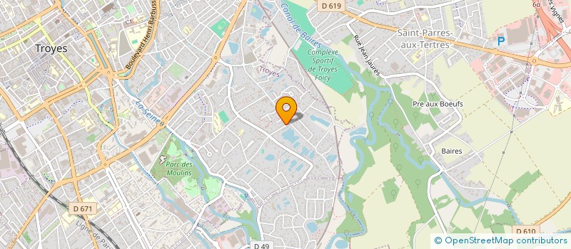 localisation de l'entreprise IMM.INVESTIA  TROYES