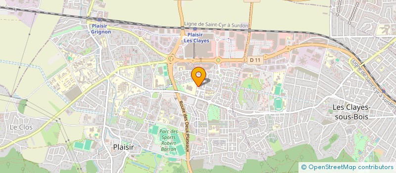 localisation de l'entreprise IMM-KE  PLAISIR