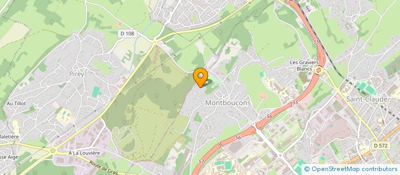 localisation de l'entreprise IMM LA NAITOURE  BESANCON