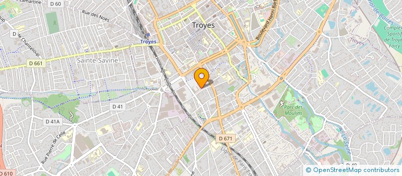 localisation de l'entreprise IMM LA ROSERAIE BOXES à TROYES