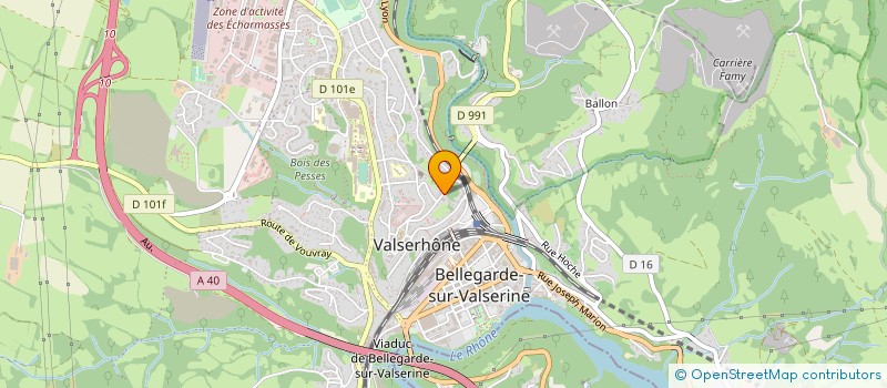 localisation de l'entreprise IMM LE PATIO BELLEGARDE à VALSERHONE