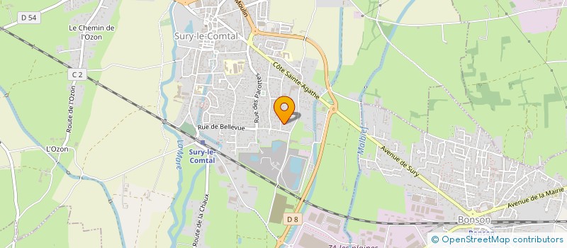 localisation de l'entreprise IMM'LOGE  SURY-LE-COMTAL