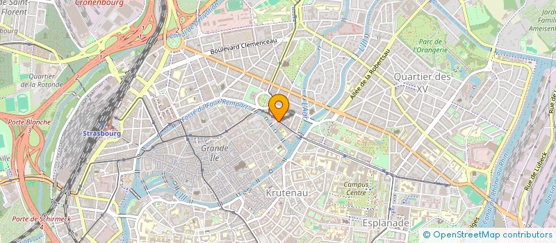 localisation de l'entreprise IMM NETWORK SAS à STRASBOURG