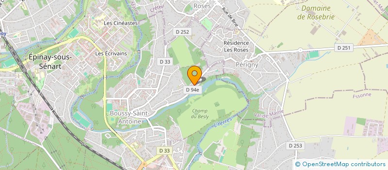 localisation de l'entreprise IMM'OH  BOUSSY-SAINT-ANTOINE