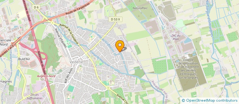 localisation de l'entreprise IMM'OLISA  VEDENE