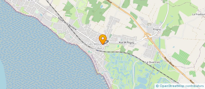 localisation de l'entreprise IMM'OLLIVIER  LES MOUTIERS EN RETZ