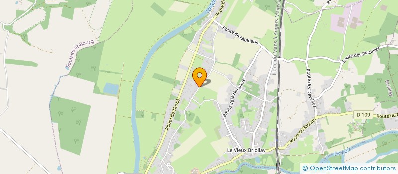 localisation de l'entreprise IMM'OLYMP à CHOLET