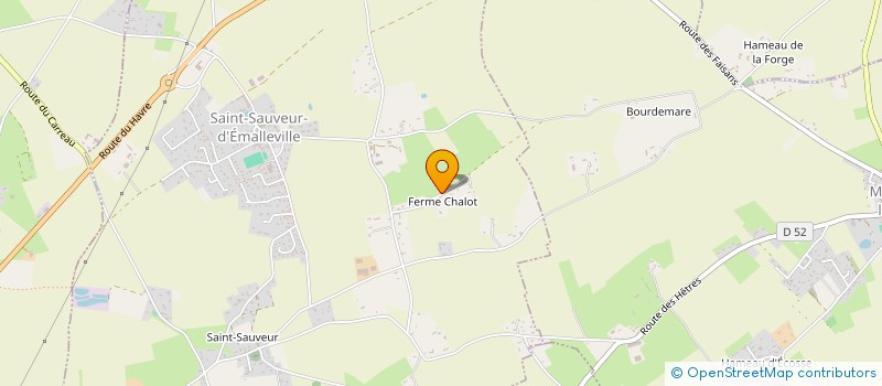 localisation de l'entreprise IMM'ORANGE  SAINT-SAUVEUR-D'EMALLEVILLE