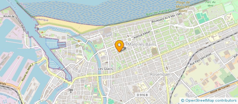 localisation de l'entreprise IMM OSCAR DELILLE à DUNKERQUE