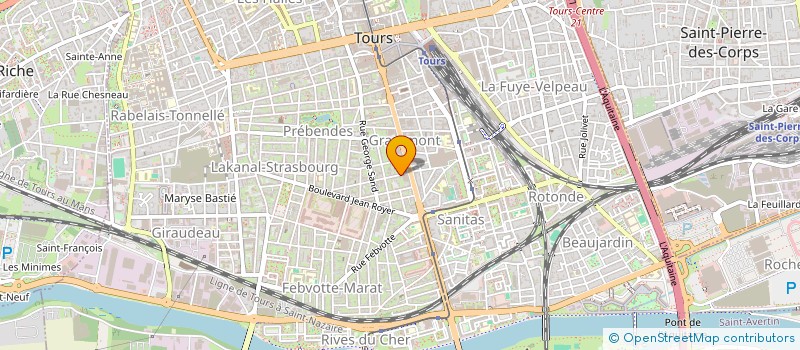 localisation de l'entreprise IMM R D AMBOISE  TOURS