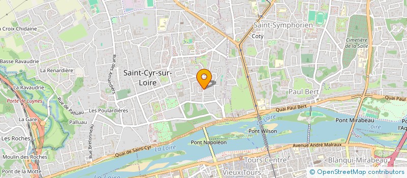 localisation de l'entreprise IMM R MESANGERIE  SAINT-CYR-SUR-LOIRE