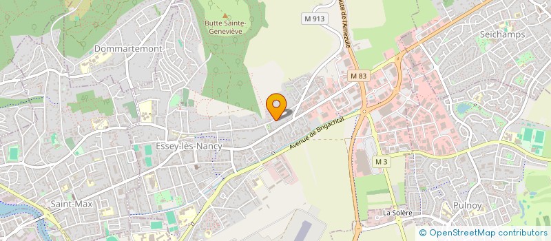 localisation de l'entreprise IMM RUE BERIN  ESSEY-LES-NANCY