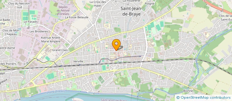 localisation de l'entreprise IMM RUE DANTON  SAINT-JEAN-DE-BRAYE