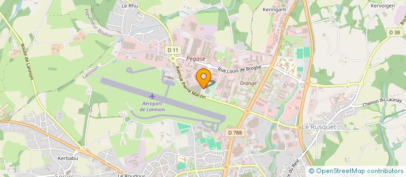 localisation de l'entreprise IMM TECH LANNION  LANNION