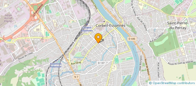 localisation de l'entreprise IMM. TELCOM CONSULTANT à CORBEIL-ESSONNES