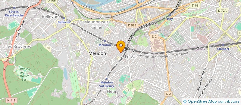 localisation de l'entreprise IMM-TONIC à MEUDON