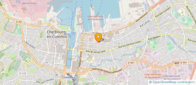 localisation de l'entreprise IMM VAUBAN  CHERBOURG-EN-COTENTIN