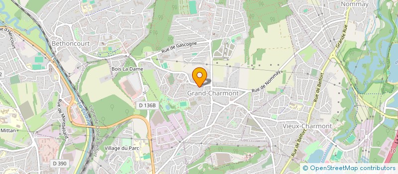 localisation de l'entreprise IMM.Z MAINTENANCE  GRAND-CHARMONT