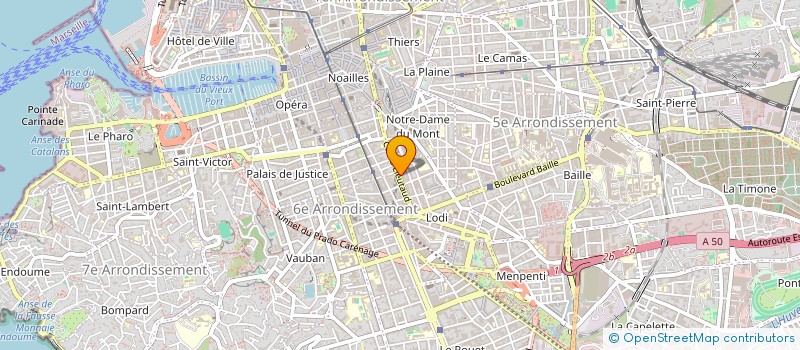 localisation de l'entreprise IMM4 à MARSEILLE