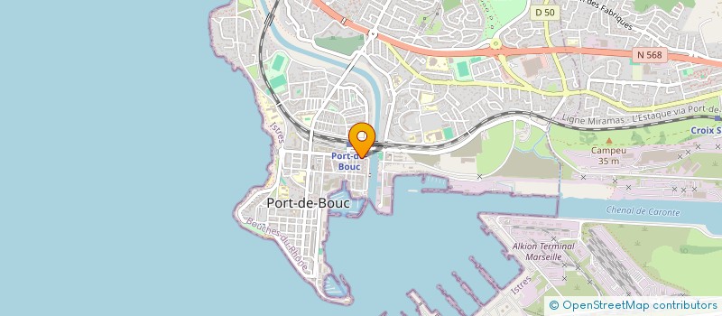 localisation de l'entreprise IMMA 13  PORT-DE-BOUC