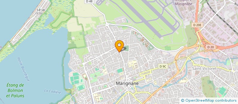 localisation de l'entreprise IMMA 13 IMMOBILIER  MARIGNANE