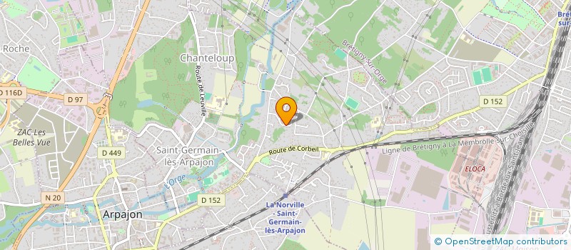 localisation de l'entreprise IMMA à SAINT-GERMAIN-LES-ARPAJON