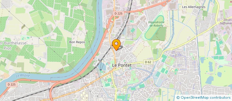 localisation de l'entreprise IMMABO  LE PONTET