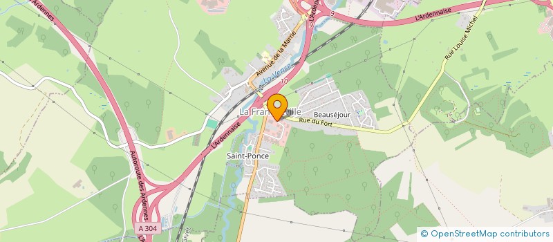 localisation de l'entreprise IMMABPRO  LA FRANCHEVILLE