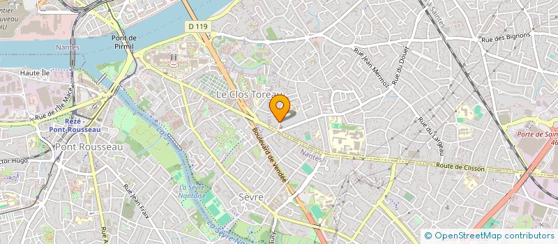 localisation de l'entreprise IMMAC 25 à SAINT-SEBASTIEN-SUR-LOIRE