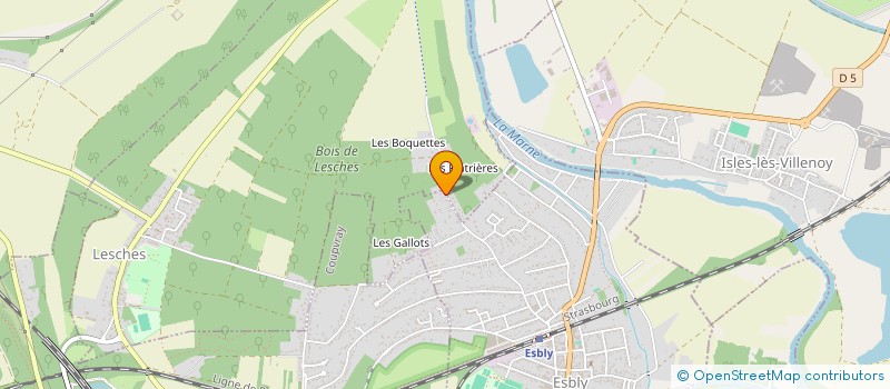 localisation de l'entreprise IMMAC à ESBLY
