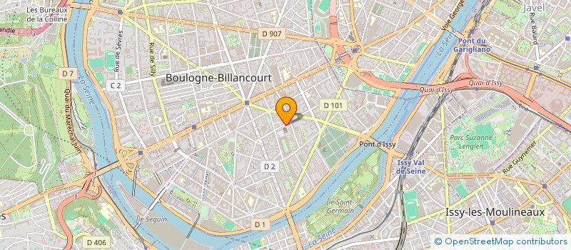 localisation de l'entreprise IMMAC SOLIDARITE & PARTAGE  BOULOGNE-BILLANCOURT