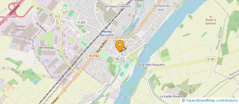 localisation de l'entreprise IMMACENTRE à MEUNG-SUR-LOIRE