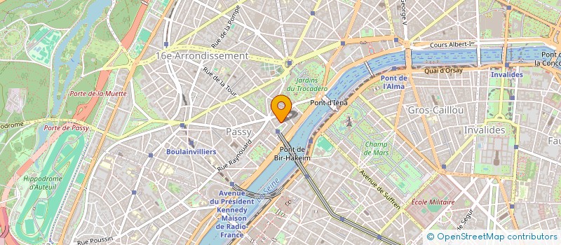 localisation de l'entreprise IMMACOR  PARIS